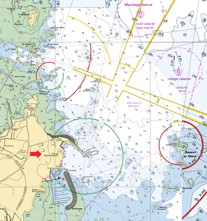 Accès au port de Roscoff – Bloscon